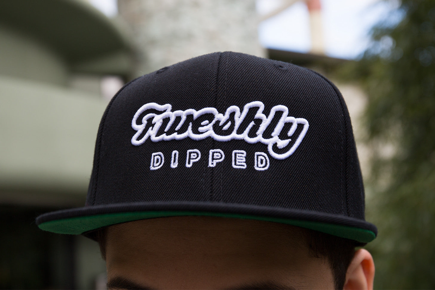 FWESH RELEASE: Fweshly Dipped Black Logo Snapback