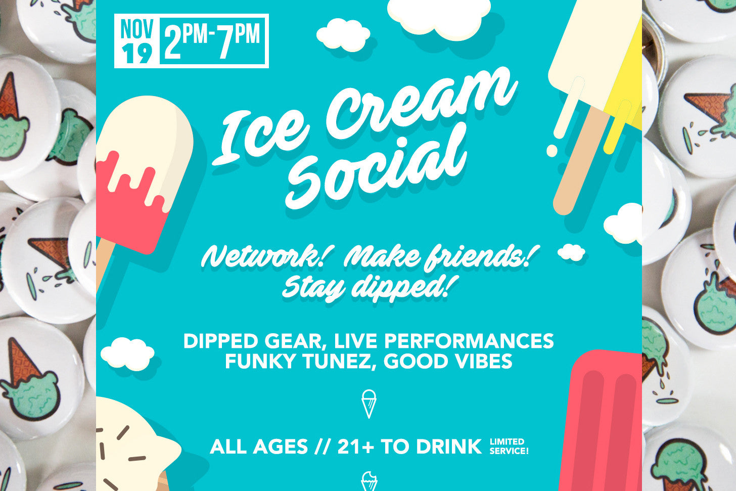 DIPPED EVENTS: LA ICE CREAM SOCIAL
