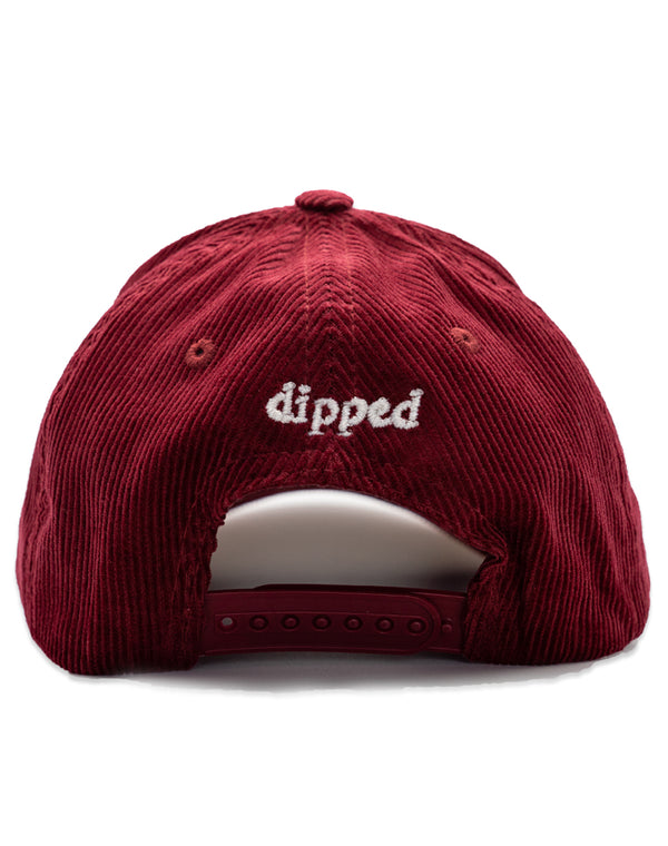 Enjoy the Trip 5-Panel Cord Snapback - Maroon - DIPPED® Enjoy the Trip 5-Panel Cord Snapback - Maroon - DIPPED®