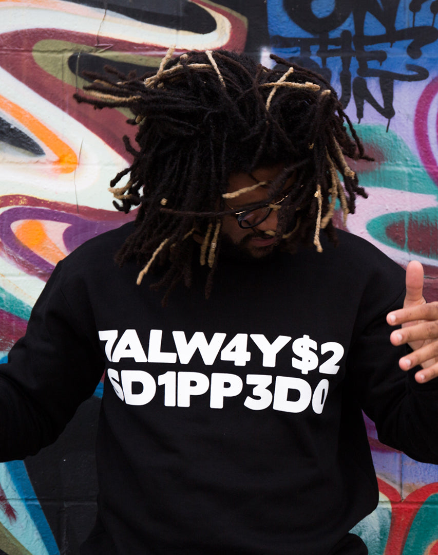 Dipped Letters Crewneck
