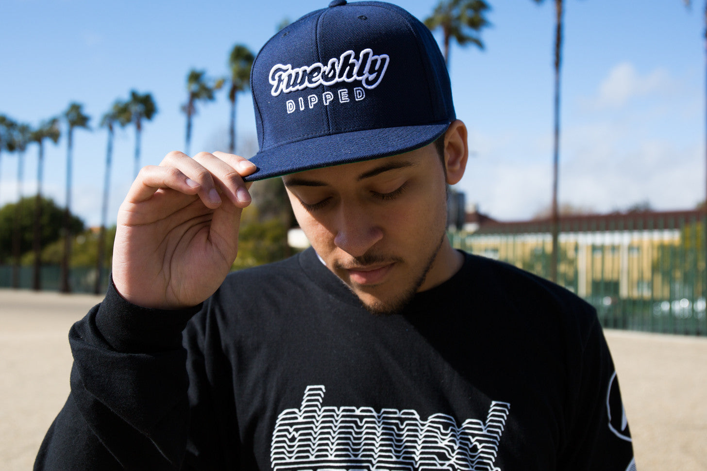 FWESH RELEASE: Fweshly Dipped Navy Logo Snapback