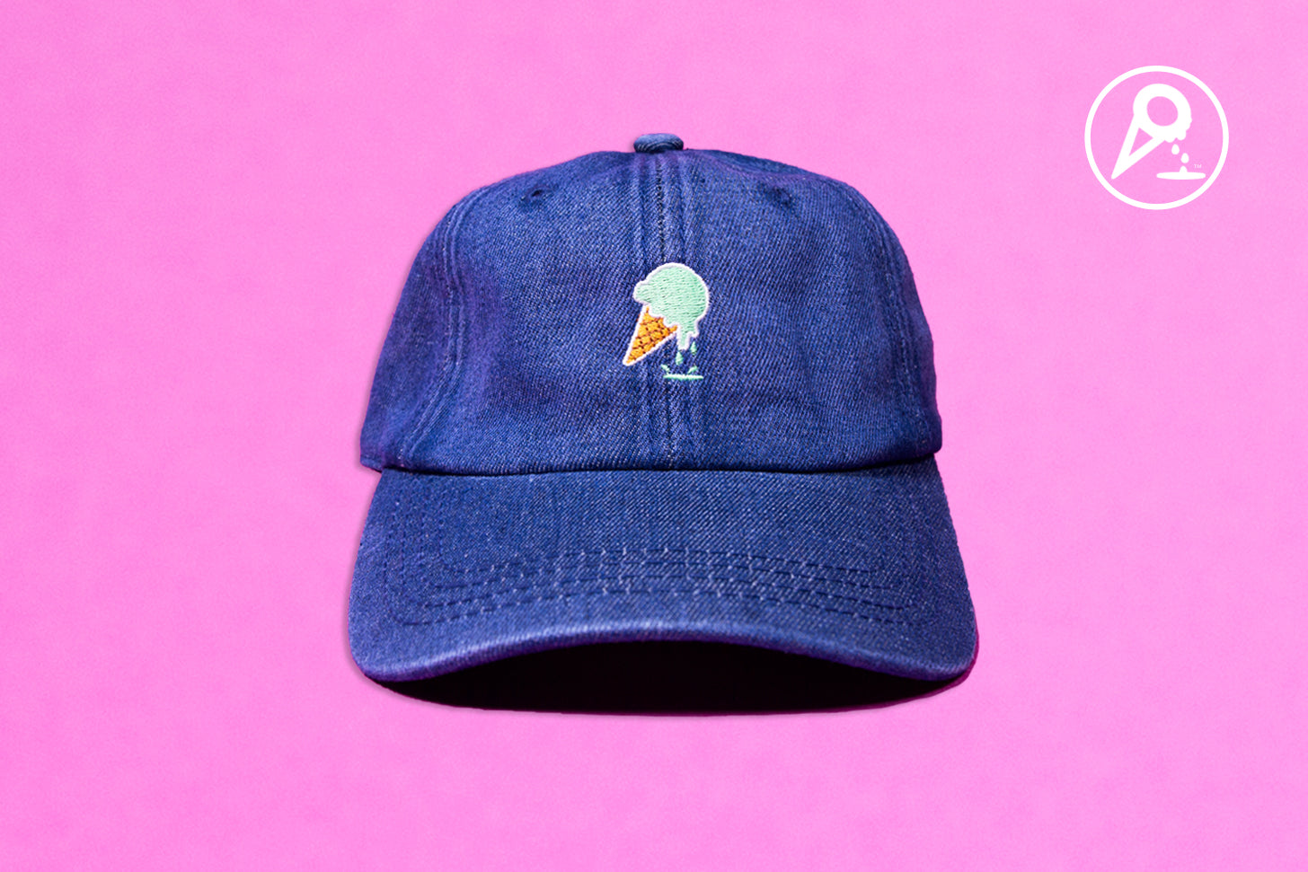 FWESH RELEASE: Denim Mint Dipped Cone Dad Hat