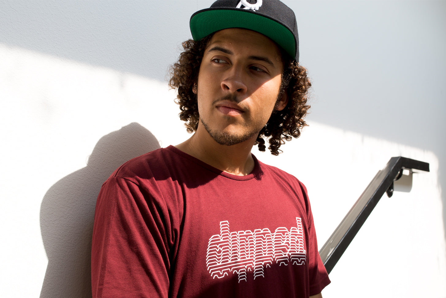 FWESH RELEASE: DIPPED Lines Maroon Tee