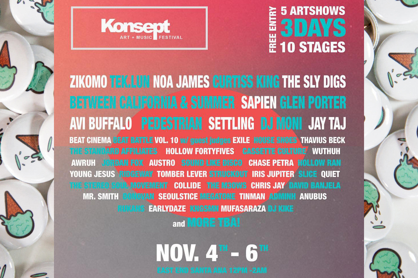DIPPED Events: Konsept Art & Music Festival '16