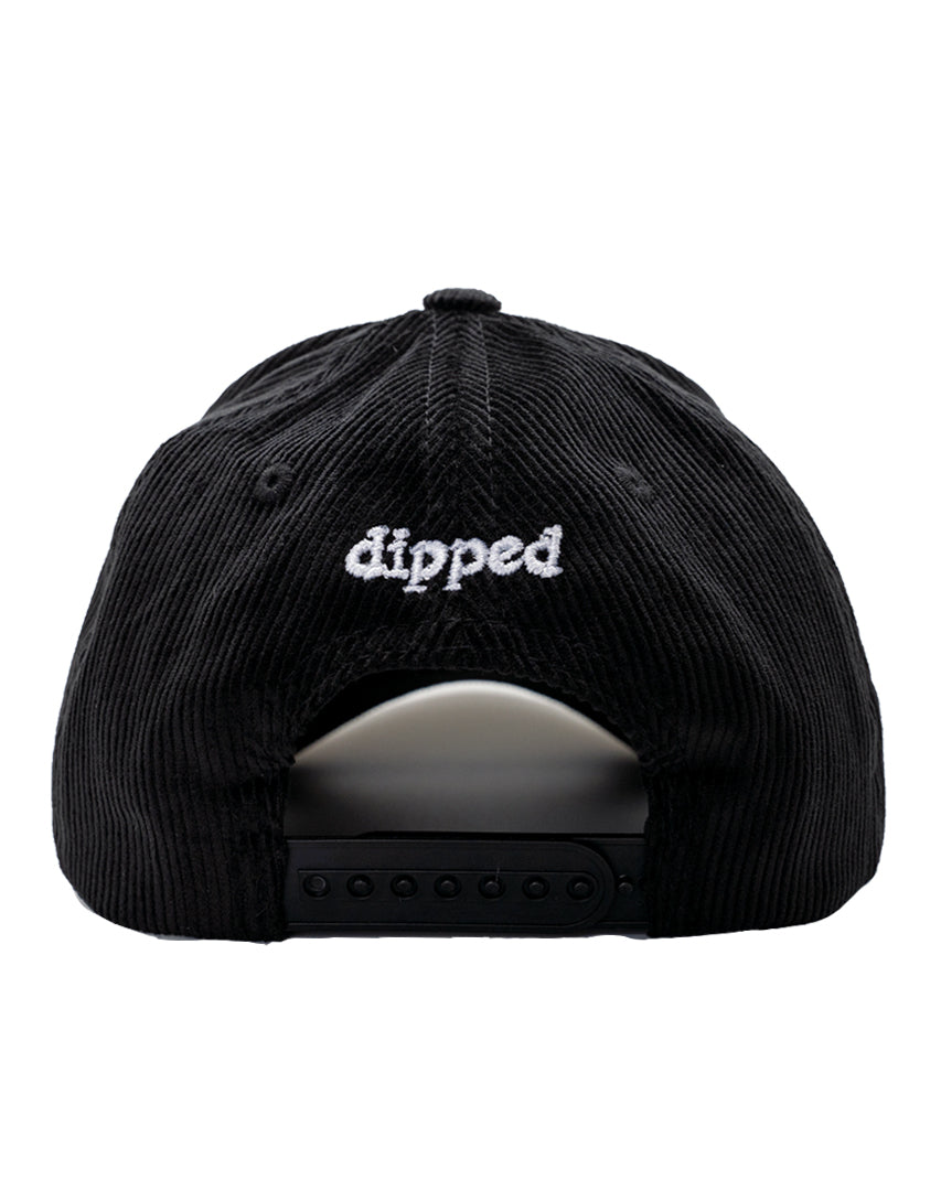DIPPED Enjoy the Trip Black 5 Panel Cord Snapback