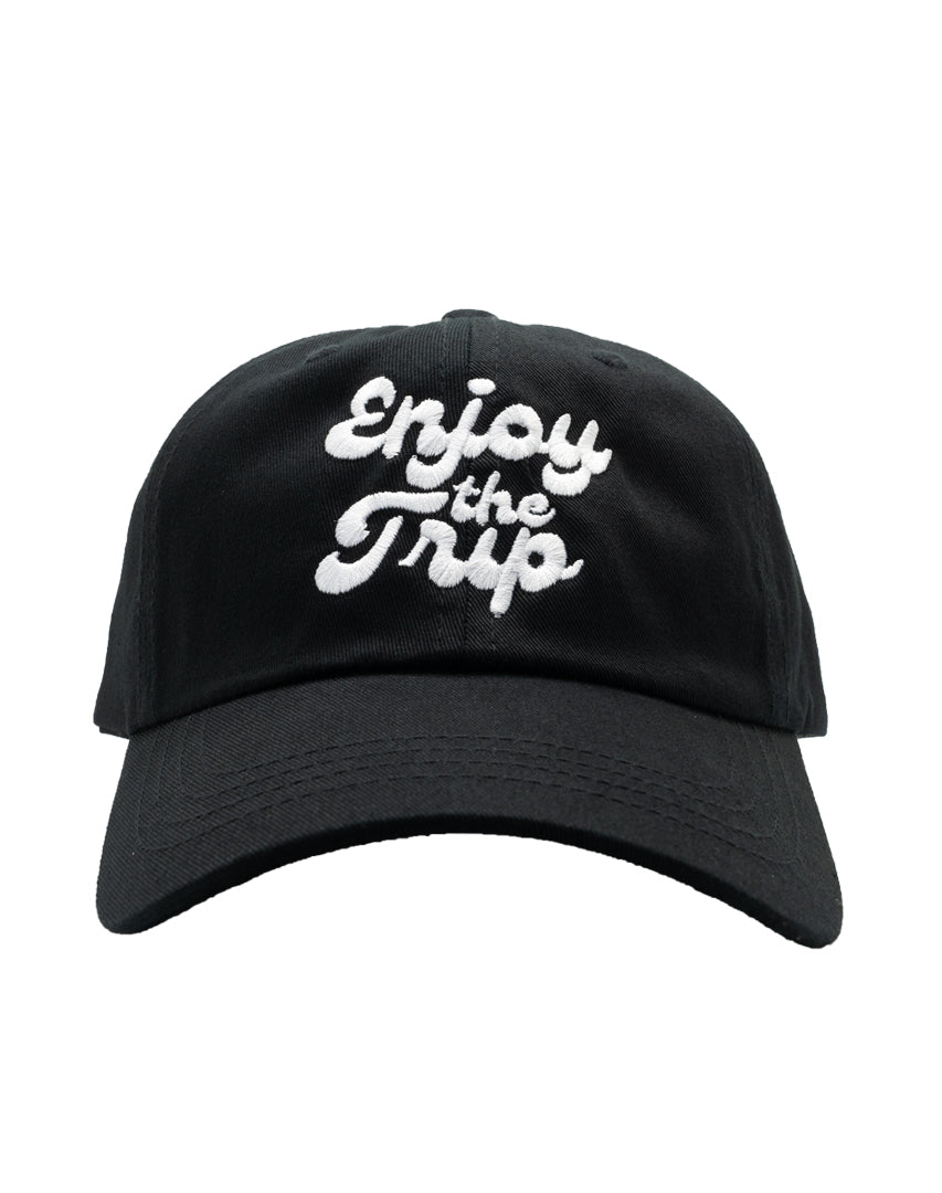 Enjoy the Trip black dad hat