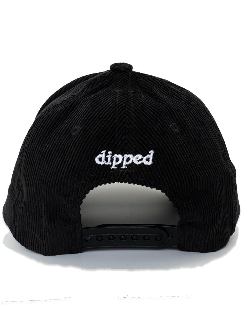 Black cap with 'Enjoy the Trip' Globe Design 