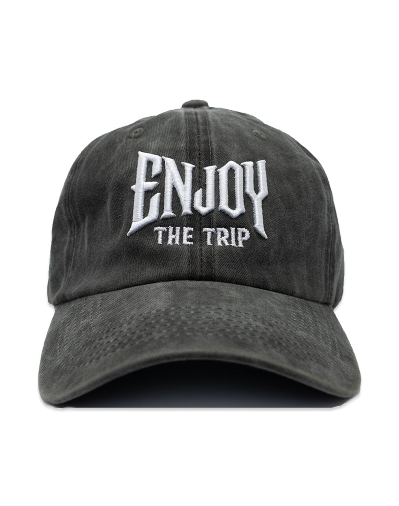 Enjoy the Trip Metal Cap - Charcoal - DIPPED®