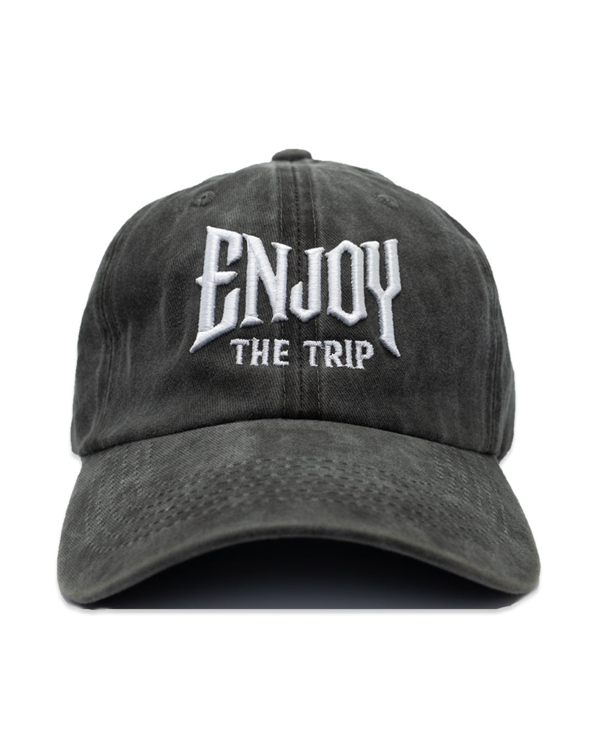 Enjoy the Trip Metal Cap - Charcoal