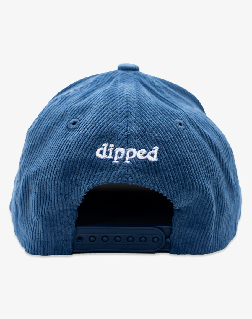 Enjoy the Trip Puff Logo Cord Snapback - Slate Blue