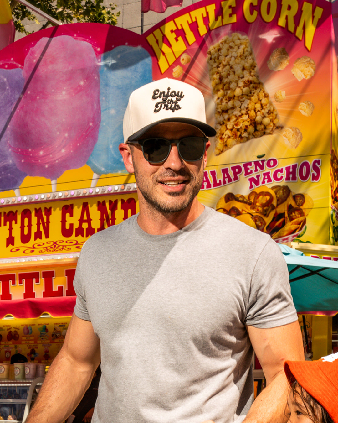 Dipped Enjoy the Trip 2 tone 5 panel snapback