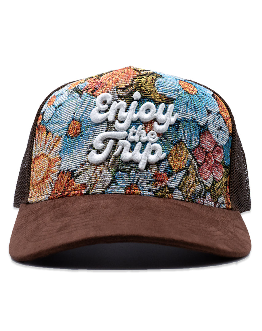 Enjoy the Trip Bloom Trucker