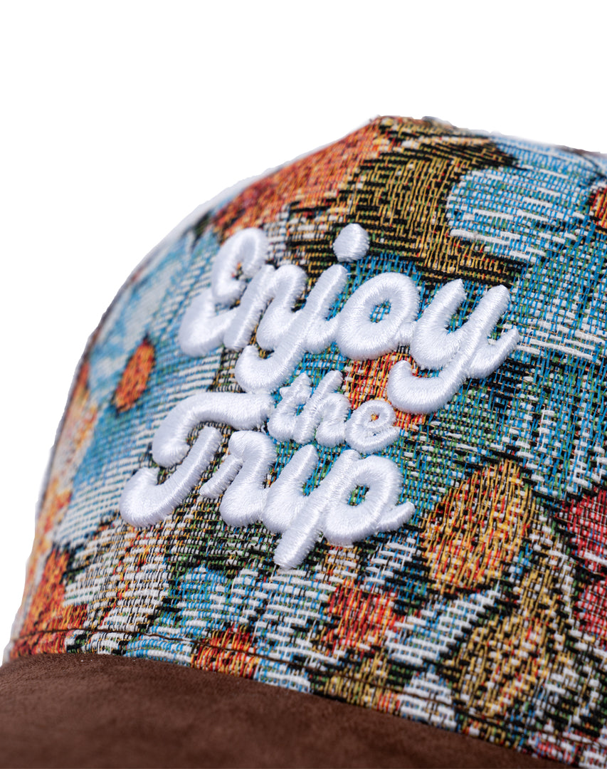 Enjoy the Trip Bloom Trucker