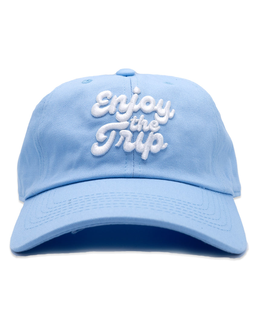 Enjoy the Trip sky blue dad hat