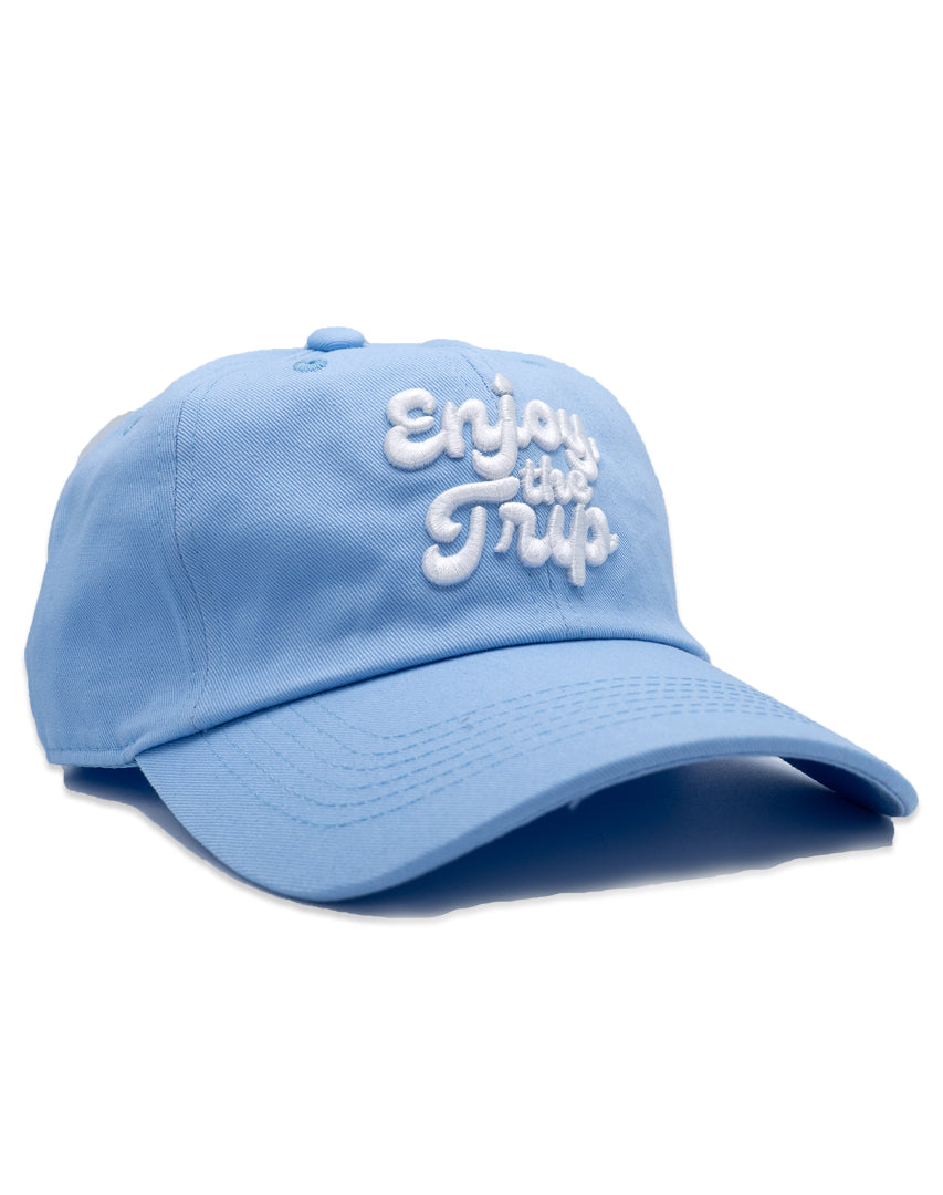 Enjoy the Trip sky blue dad hat