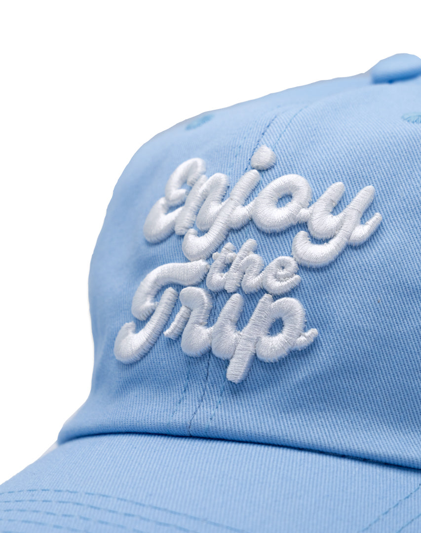 Enjoy the Trip sky blue dad hat