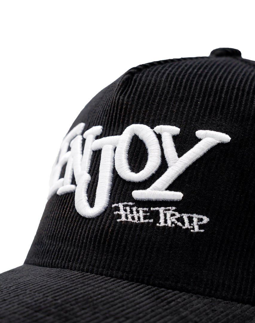 Dipped Enjoy the Trip Eras Black 5 panel snapback