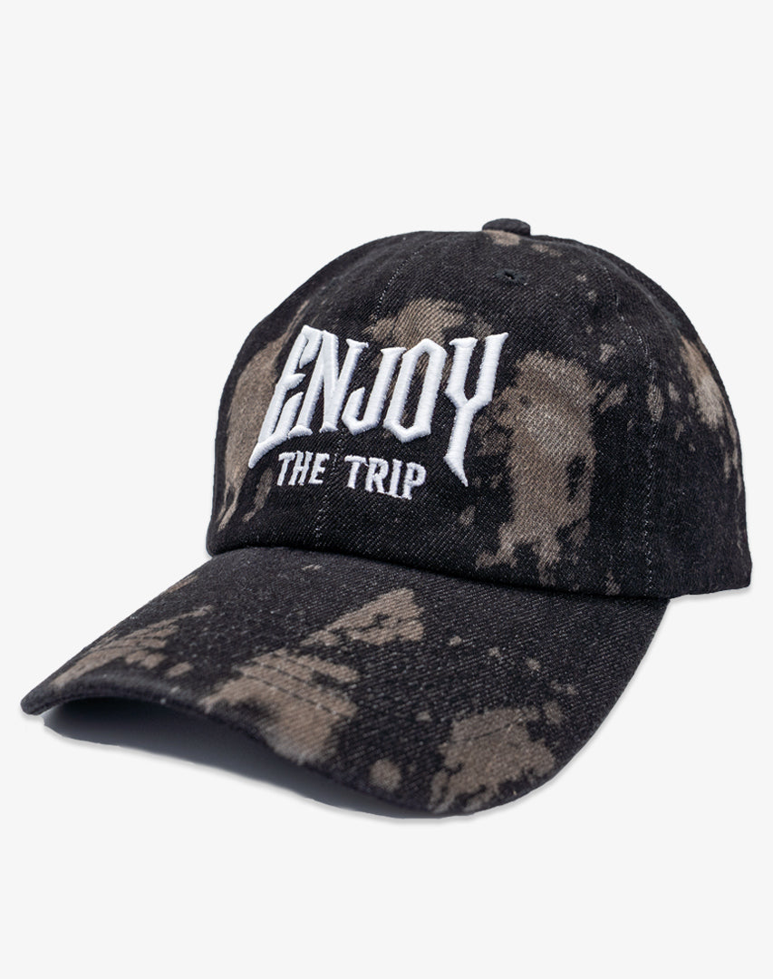 Enjoy the Trip Rock Band Cap - Black/ Bleach
