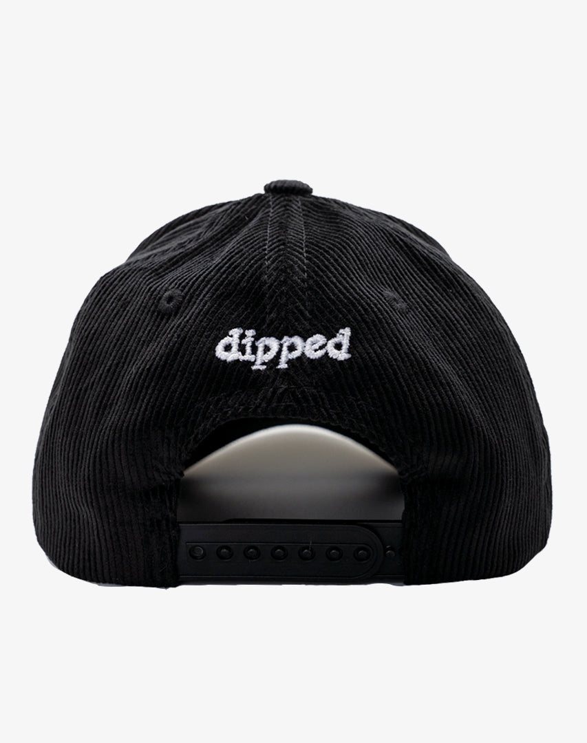 DIPPED Enjoy the Trip Black 5 Panel Cord Snapback