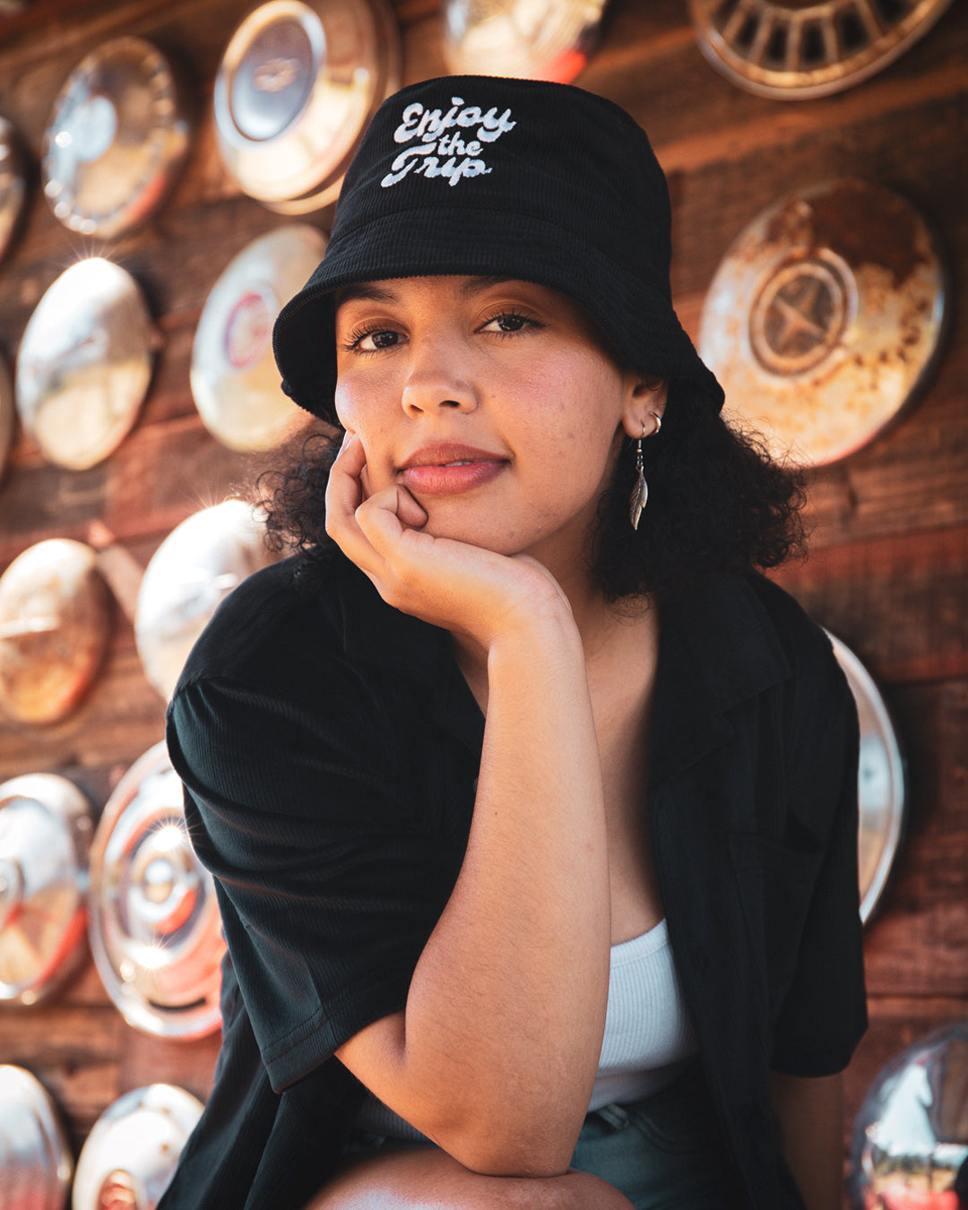 Enjoy the Trip  Cord Bucket Hat