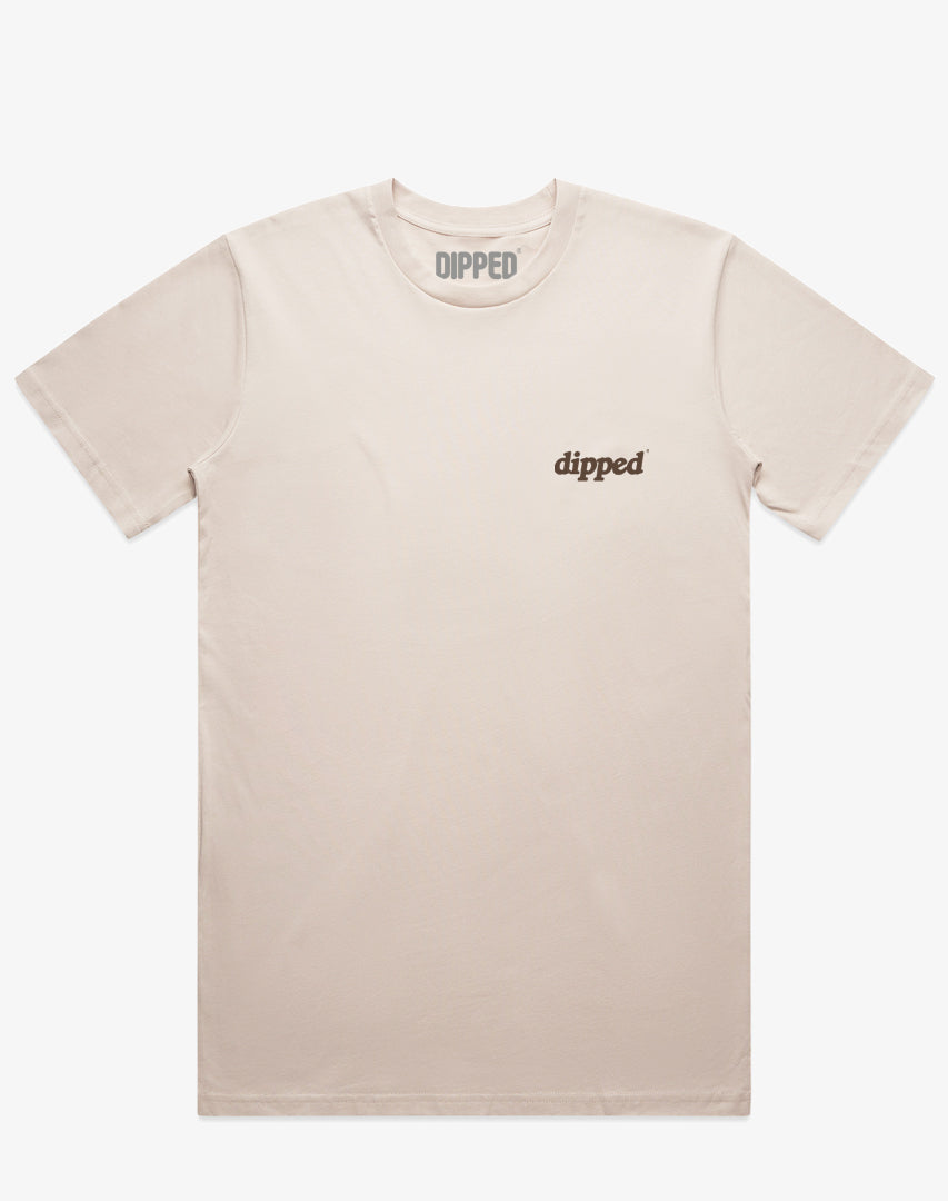 Enjoy the Trip Tee - Bone DIPPED