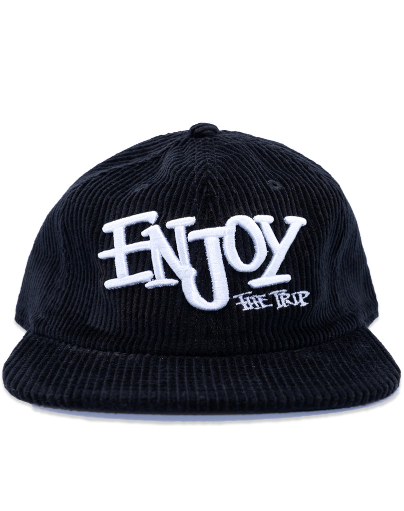 Enjoy the Trip Eras Black Cord Cap - DIPPED®