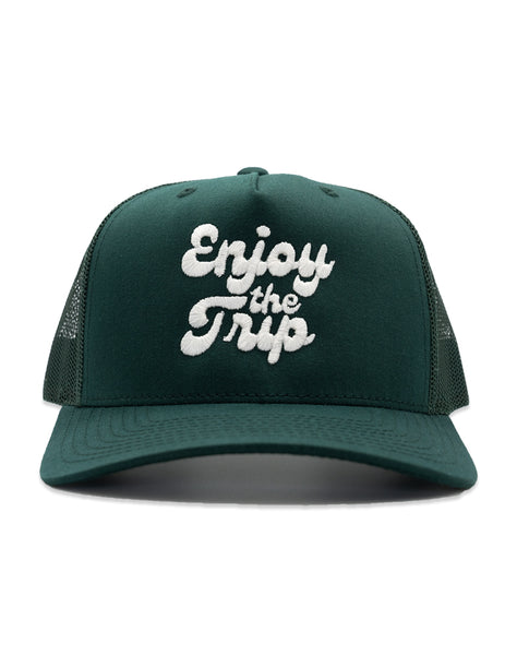 Enjoy the Trip 5-Panel Trucker - Forest - DIPPED®