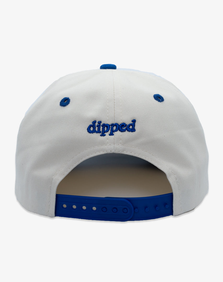 Enjoy the Trip 2-Tone Suede Snapback - Dodger Blue