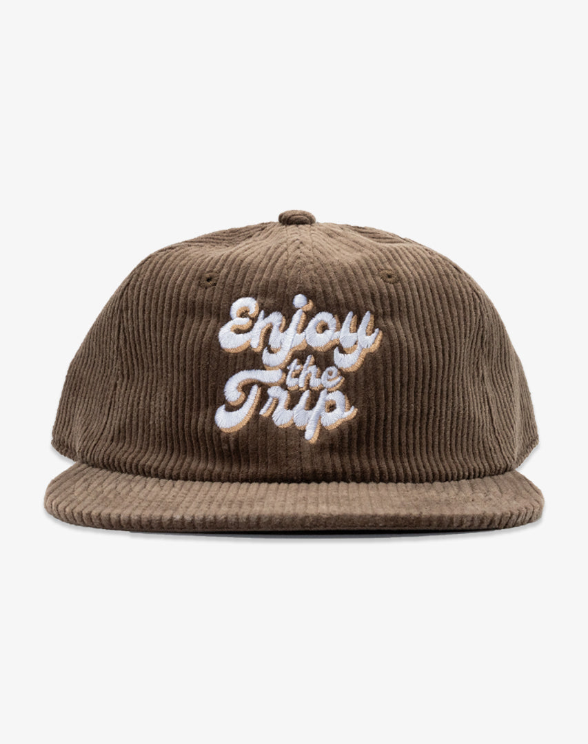 DIPPED Enjoy the Trip Walnut Cord Cap