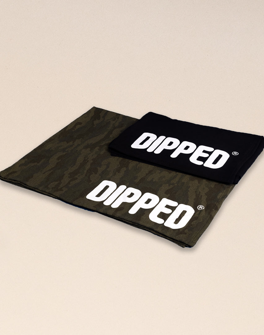 dipped summer blanket camo black