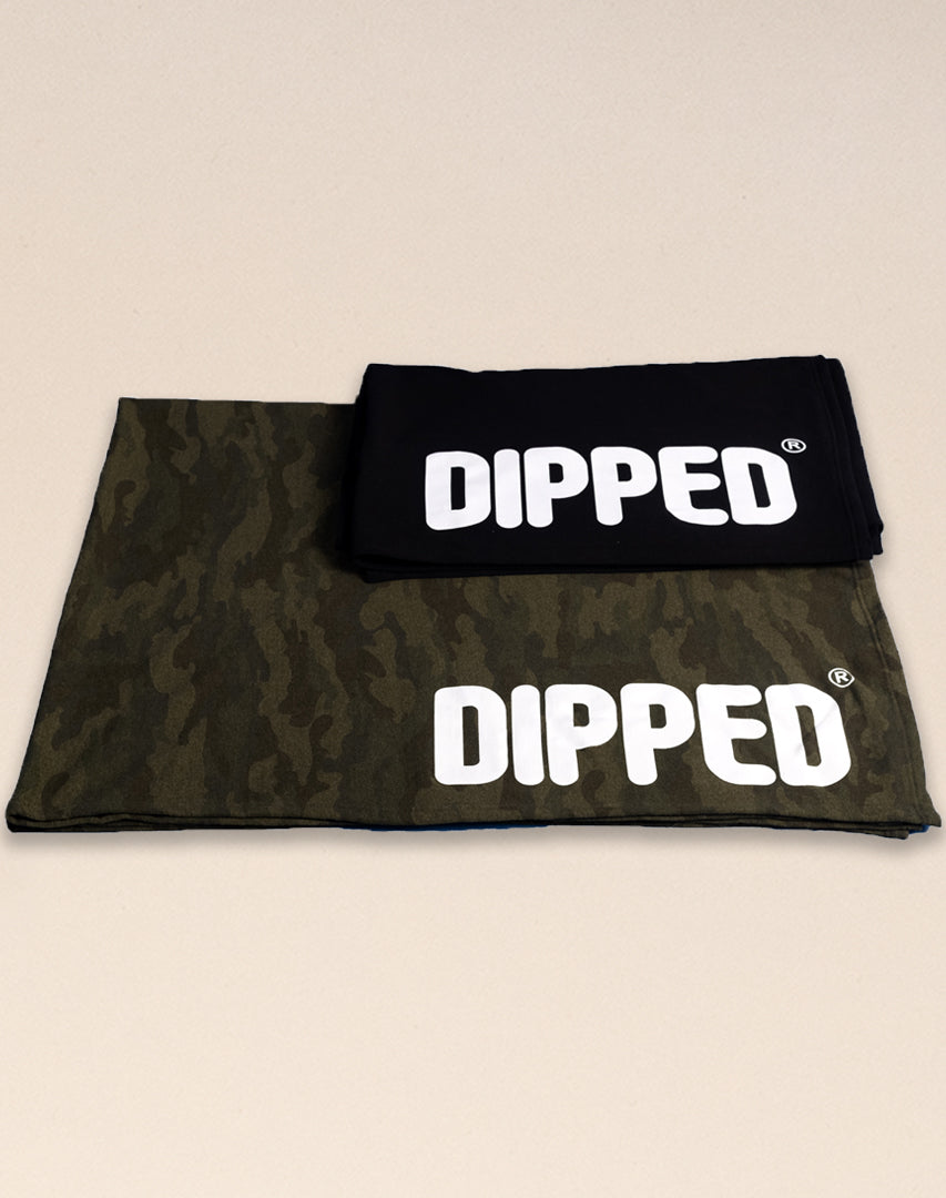 dipped summer blanket camo black