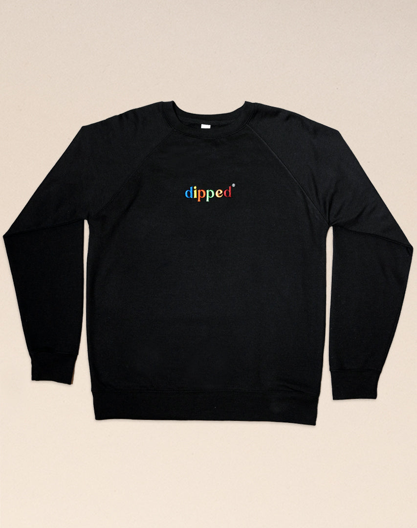 DIPPED Black Colors Crewneck