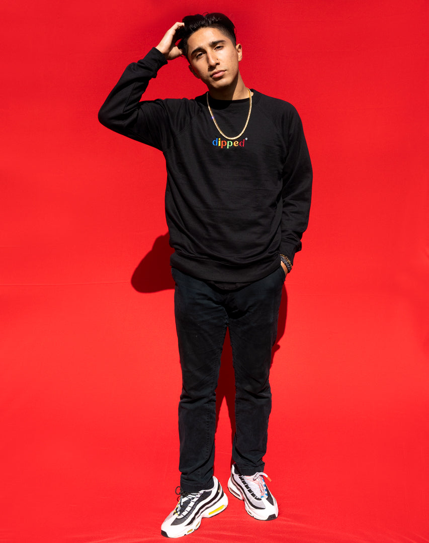 Dipped crewneck on sale
