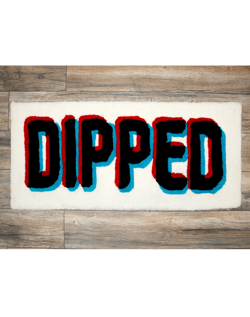 dipped handmade logo carpet