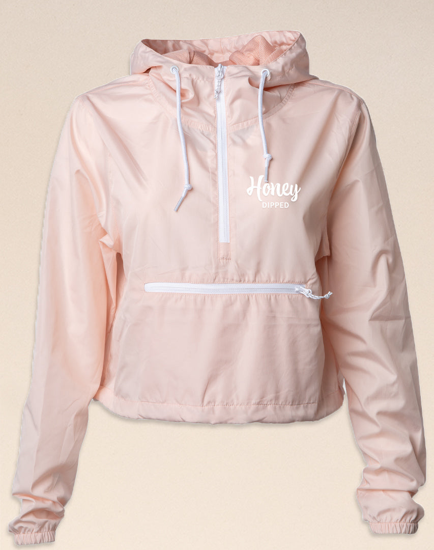 honeydipped croptop windbreaker