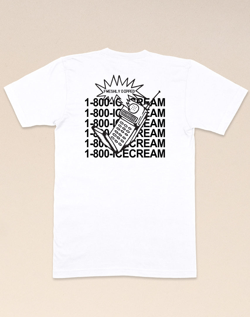 DIPPED Hotline Tee 1800 Icecream