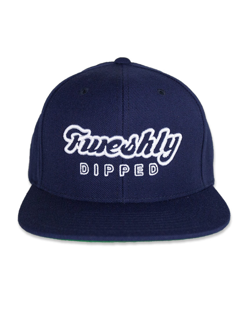 Fweshly Dipped Navy Logo Snapback