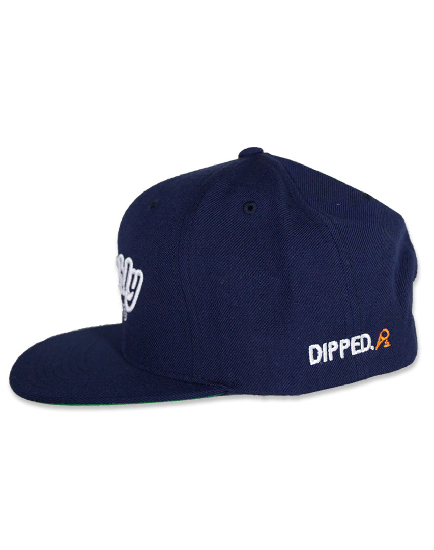 Fweshly Dipped Navy Logo Snapback