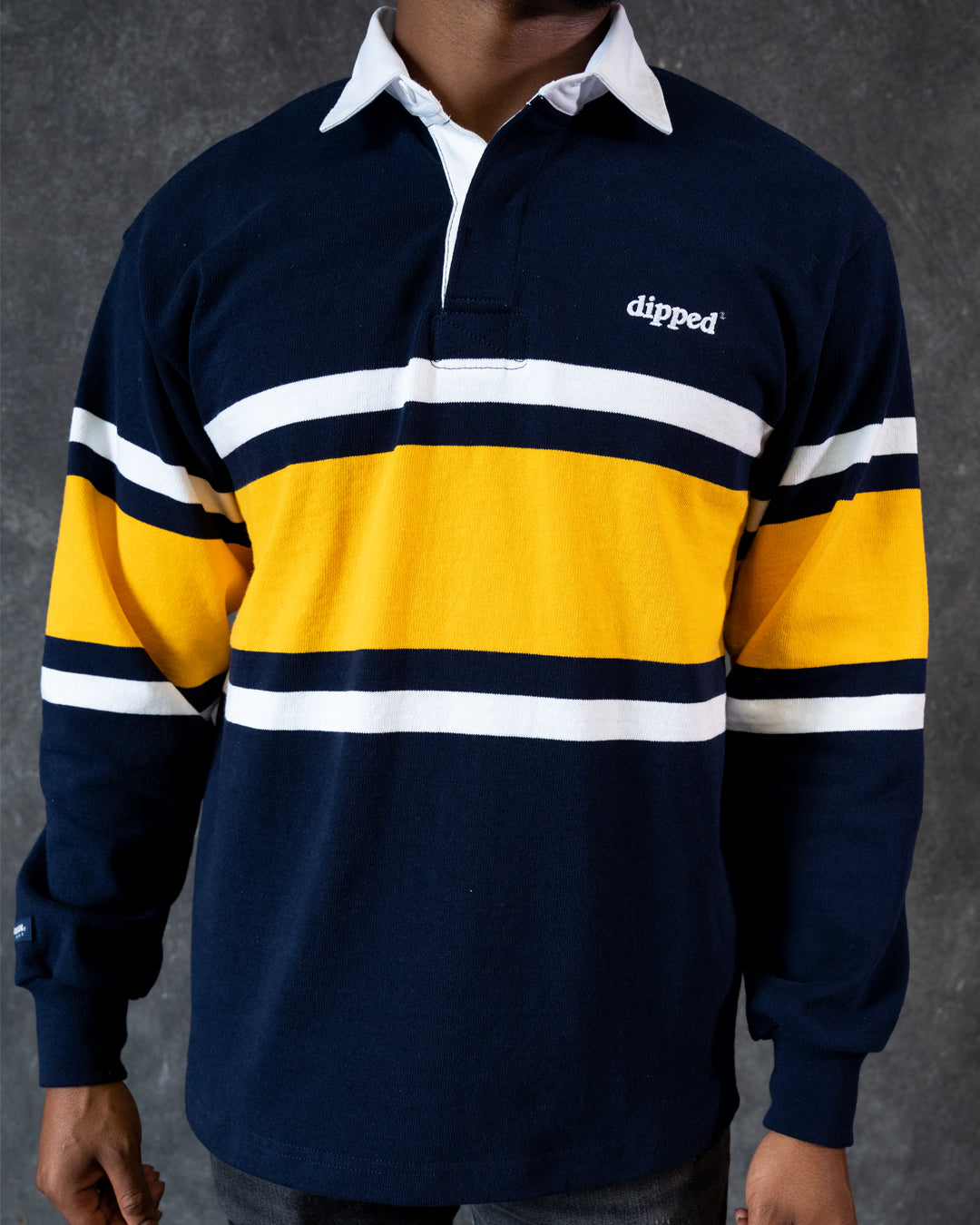 DIPPED Navy Champion Rugby Jersey