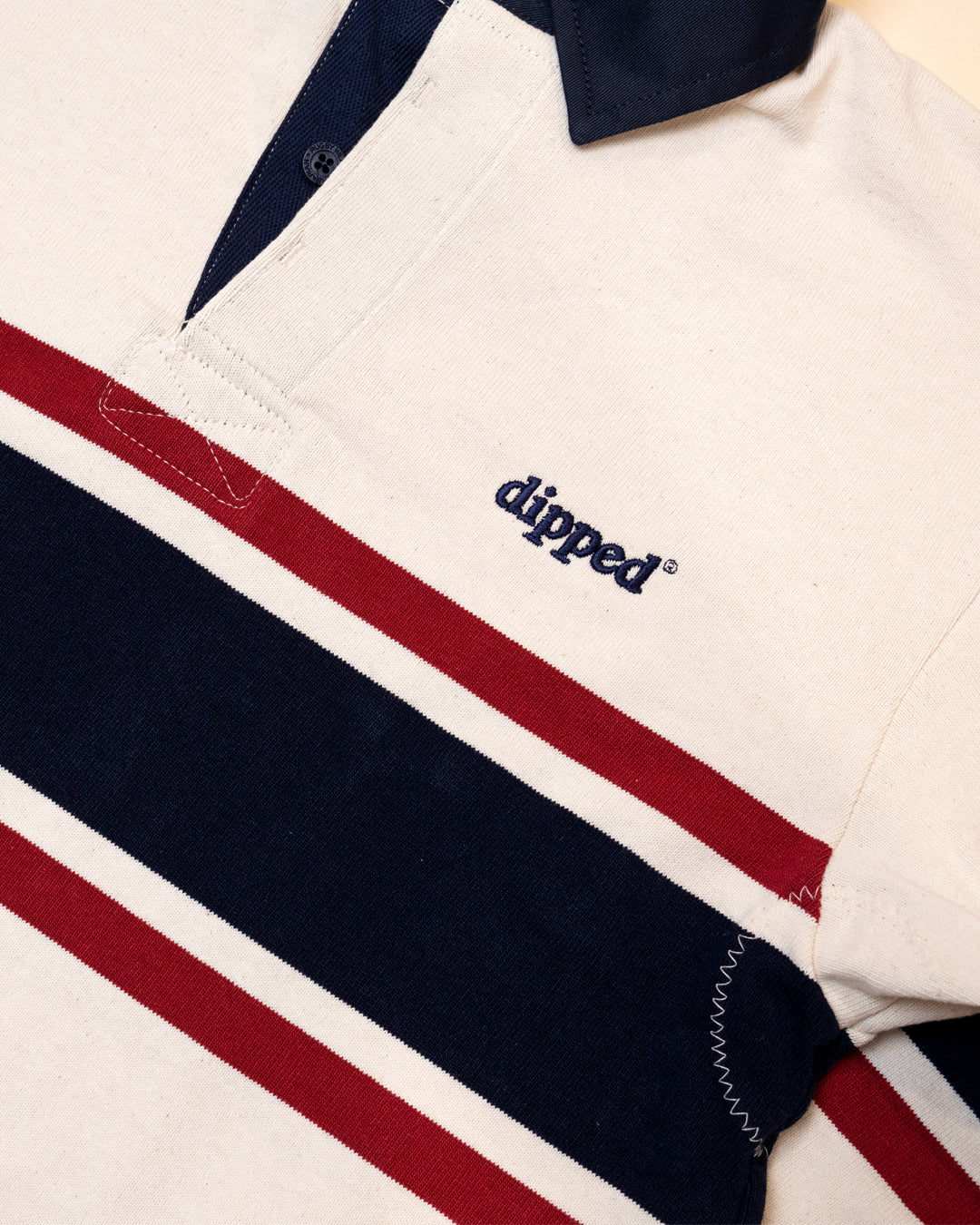 DIPPED Ivory Rugby Shirt
