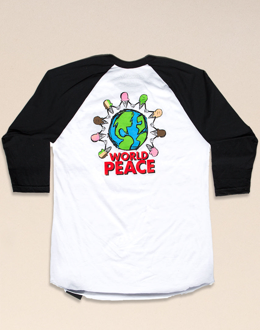 DIPPED World Peace Raglan